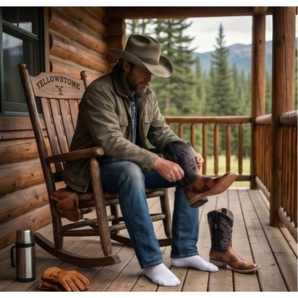 J.B. Dillon Patchwork Ostrich Cowboy Boots 13D Western Artisan Rodeo Statement main image 14